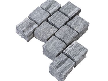 Kostka brukowa Gneis Urban Grey Line – wolnostojąca