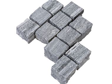 Kostka brukowa Gneis Urban Grey Line – wolnostojąca