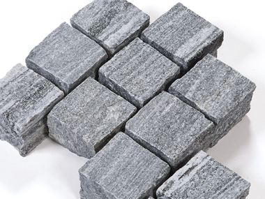 Kostka brukowa Gneis Urban Grey Line przycięta na wymiar