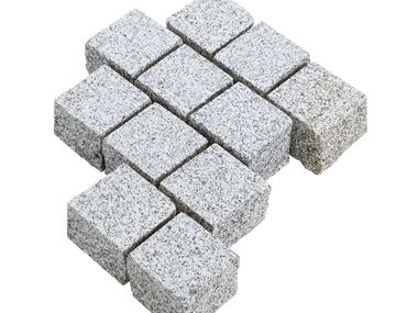 Kostka brukowa Granit Silver Classico 10 x 10 x 8 cm