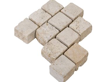 Kostka brukowa Travertin Medium – w dowolnym układzie