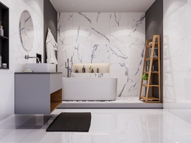 PerlaBianca w kolorze Brilliant White – łazienka, wersja duża