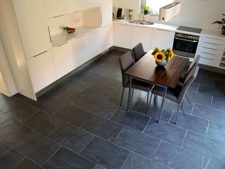 Zdjęcie klienta: płytki łupkowe Black Rustic w kuchni